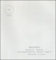 cca 1977 Gebhardt György (1910-1993) budapesti fotóművész hagyatékából 2 db vintage fénykép (ipari t...