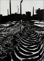 cca 1977 Gebhardt György (1910-1993) budapesti fotóművész hagyatékából 2 db vintage fénykép (ipari t...