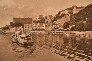 Langenargen, Friedrichshafen, Lindau 9 db nagyméretű tengerpartot ábrázoló fénnyomat / German seasho...