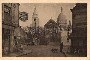 Paris - 2 db régi városképes lap, autóbusz, automobil, utcaseprő / 2 pre-1945 town-view postcards, a...