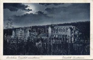 Budakeszi, Erzsébet Szanatórium éjjel (EK)