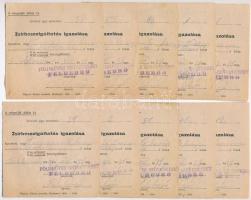 ~1940. "Sertésvágási utalvány-szelvény", hátoldalán "Zsírbeszolgáltatás igazolása&quo...