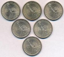 Amerikai Egyesült Államok 2008P 1$ "John Quincy Adams" + 1$ "Andrew Jackson" + 2...