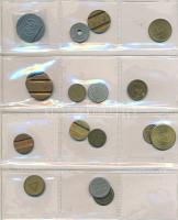 17db-os vegyes telefonérme gyűjtemény, benne érdekesebb darabok is, közte svájci és lengyel is T:2,2...