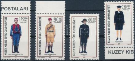 2001 Egyenruha sor Mi 542-545 + FDC-n