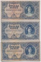 1945. 500P magyar "N" betű orosz "P" helyett (6x) T:II-,III