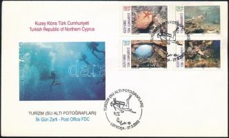 Turism set + FDC Turizmus sor + FDC-n