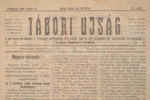 1915 Przemysl, Tábori Újság, a 23. honvéd gyalogezred által Przemyśl első és második ostroma alatt n...