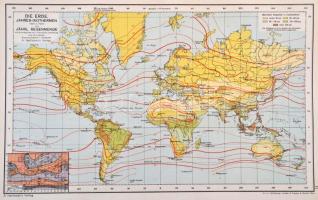 A. Hartlebens Volks Atlas - Fünfte auflage Berlin cca 1900. 125p. Sérült félbőr kötésben, néhány lap...