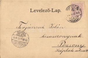 1899 Mosonmagyaróvár, Magyaróvár; Bástya, M. kir. Gazdasági Akadémia, Főhercegi gőzmalom, Templom té...