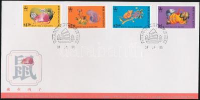 The Year of the Rat set + block on 2 FDC A Patkány Éve sor + blokk 2 FDC-n