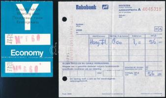 1976 2 db Malév-jegy