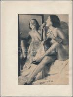 Art deco erotikus nyomatok, kivágások régi art deco újságokból, pl. La Vie Parisienne, férfiak, hölg...