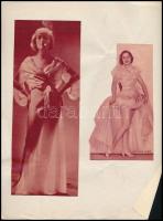 Art deco erotikus nyomatok, kivágások régi art deco újságokból, pl. La Vie Parisienne, férfiak, hölg...