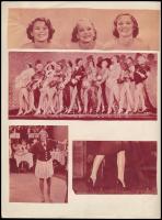 Art deco erotikus nyomatok, kivágások régi art deco újságokból, pl. La Vie Parisienne, férfiak, hölg...