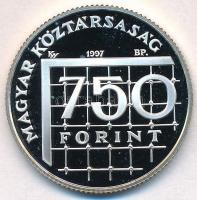 1997. 750Ft Ag "Labdarúgó VB" T:PP
Adamo EM148