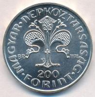 1978. 200Ft Ag "Első magyar aranyforint" T:BU 
Adamo EM56