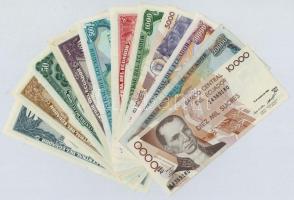 Ecuador 1988-1999. 5S- 50.000S (11xklf) T:I-III
Ecuador 1988-1999. 5 Sucres - 50.000 Sucres (11xdif...