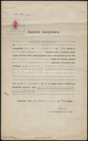 1942 Kis okmány tétel: jogi diploma, leckekönyv, bizonyítványok