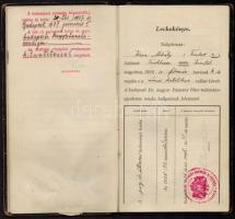 1942 Kis okmány tétel: jogi diploma, leckekönyv, bizonyítványok