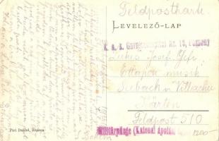 Sopron, Fertő-tó, halászok + K.u.K. Garnissonspital Nr. 19. Pozsony (EK)