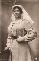 Auguszta Főhercegnő mint önkéntes ápolónő. Kallós Oszkár / Princess Auguste of Bavaria as a volunteer nurse