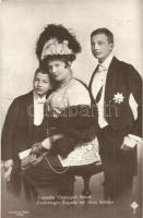 Auguszta Főhercegő fiaival. Strelisky / Princess Auguste of Bavaria with her sons