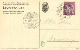 Viribus Unitis military propaganda card, Wilhelm II, Franz Joseph + 1916 IV. Károly koronázása napjá...