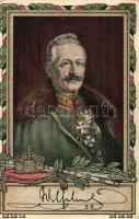 Wilhelm II. Art Nouveau, litho frame (EK)