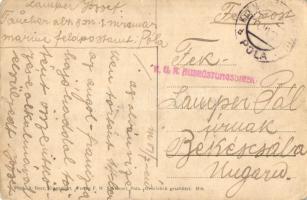 SMS Zenta Osztrák-Magyar Monarchia Zenta-osztályú védett cirkálója, "K.u.K. Marinefeldpostamt&q...