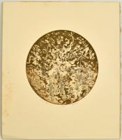 Badacsonyi Sándor (1949-2016): A három testőr, rézkarc, papír, jelzett, számozott (67/100), d: 25,5 ...