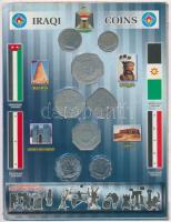 Irak 1970-1982. 5f-1D szuvenír forgalmi sor, karton csomagolásban T:1-,2
Iraq 1970-1982. 5 Fils - 1...