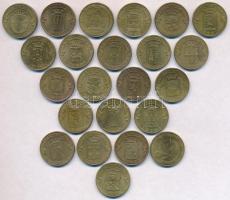 Oroszország 2011-2013. 10R (23xklf) T:1-,2
Russia 2011-2013. 10 Rubles (23xdiff) C:AU,XF