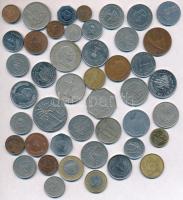 45db-os vegyes fémpénz tétel arab országokból T:vegyes 45pcs of various metal coins from Arab countries C:mixed