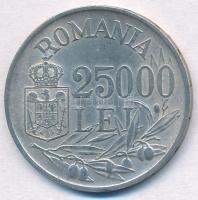 Románia 1946. 25.000L Ag "I. Mihály" T:2
Romania 1946. 25.000 Lei Ag "Mihai I" ...