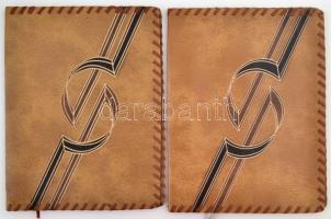 2 db jó állapotú könyvborító a 70-es évekből, újszerű állapotban, 24x18 cm