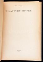 Venesz József: A magyaros konyha. Bp., 1965, Minerva Kiadó. Kiadói egészvászon-kötésben, fekete-fehé...