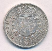 Svédország 1907. 2K Ag "II. Oszkár / Arany Lakodalom évforduló" T:2,2-
Sweden 1907. 2 Kro...