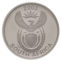 Dél-Afrika 2003. 5c Ag "Rinocérosz" + 10c Ag "Rinocérosz" + 20c Ag "Rinocér...