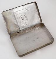 "Pest Szivarka - Magyar Dohányjövedék"  fém cigarettás doboz, 7x11x1,5 cm