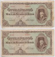 1945. 50P (4x) T:III,III-