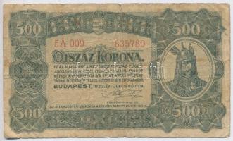 1902. 1000K piros "MAGYARORSZÁG" körbélyegzővel + 1923. 500K nyomdahely nélkül "T.W.&...