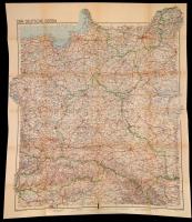 cca 1941 A Német Keleti területek / Der Deutschen Osten. 100x80 cm