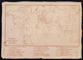 cca 1941 A Német Keleti területek / Der Deutschen Osten. 100x80 cm