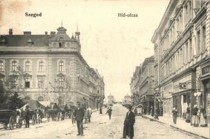 Szeged, Híd utca, Grósz testvérek és Kúp Gyula és társa üzlete (EK)