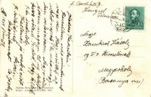 Lengyel, látkép, Gróf Apponyi kastély, fürdő, templom belső, Patton Béla üzlete és saját kiadása