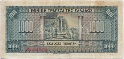 Görögország 1926. 1000D T:III,III-
Greece 1926. 1000 Drachmai C:F,VG
Krause 100