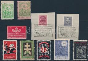 7 db ritka levélzáró és 2 db bélyegzés, döntően Samum Altesse kiadványok 1939-től + modern bélyegszelvény