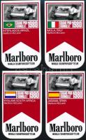 1980 Grand Prix Formula 1 Marlboro - 15 db matrica
