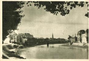 Lugos, Lugoj; Pod peste Timis / river bank (EK)